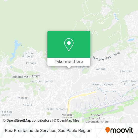 Raiz Prestacao de Servicos map
