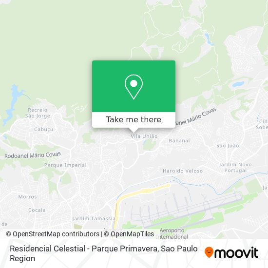 Residencial Celestial - Parque Primavera map