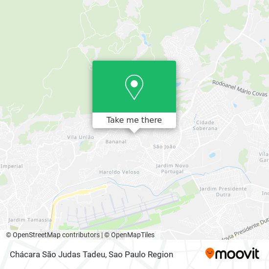 Chácara São Judas Tadeu map