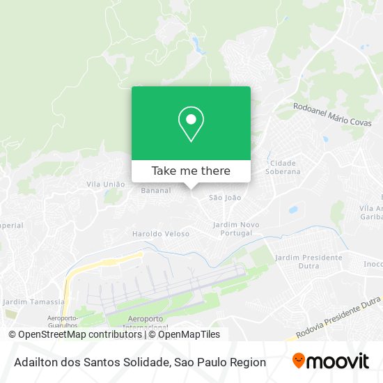 Adailton dos Santos Solidade map