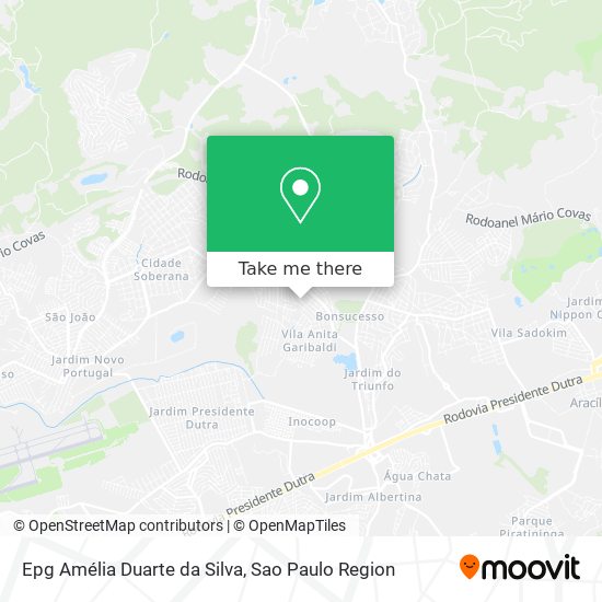 Epg Amélia Duarte da Silva map