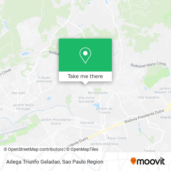 Adega Triunfo Geladao map