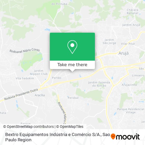 Bextro Equipamentos Indústria e Comércio S / A. map