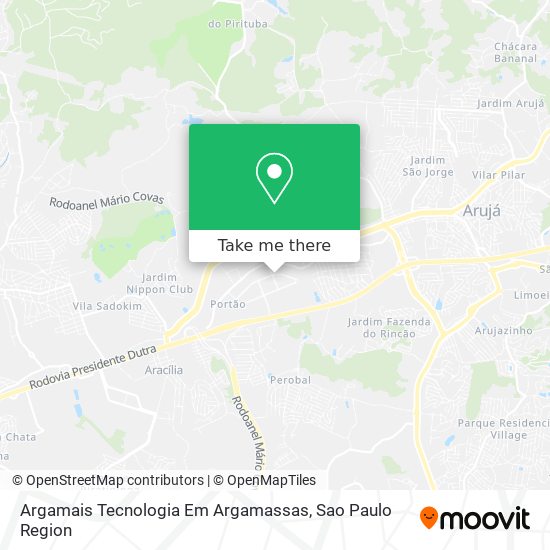 Argamais Tecnologia Em Argamassas map