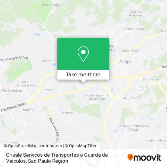 Crisale Servicos de Transportes e Guarda de Veiculos map