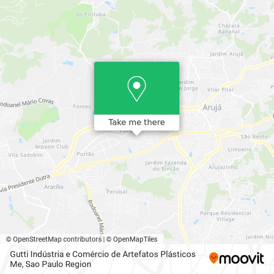 Gutti Indústria e Comércio de Artefatos Plásticos Me map