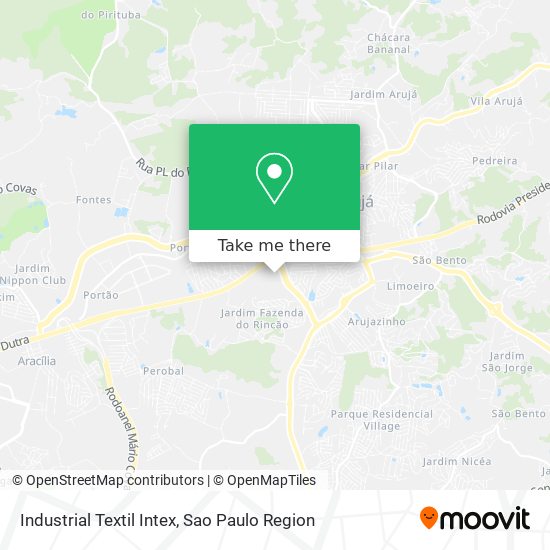 Industrial Textil Intex map
