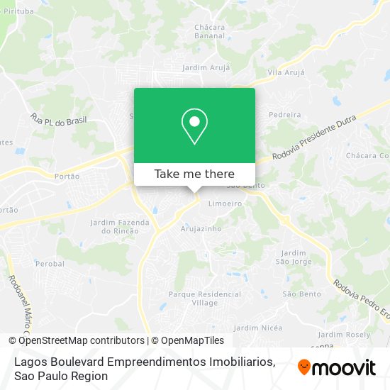 Mapa Lagos Boulevard Empreendimentos Imobiliarios