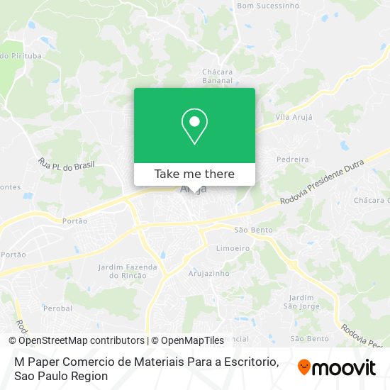 M Paper Comercio de Materiais Para a Escritorio map