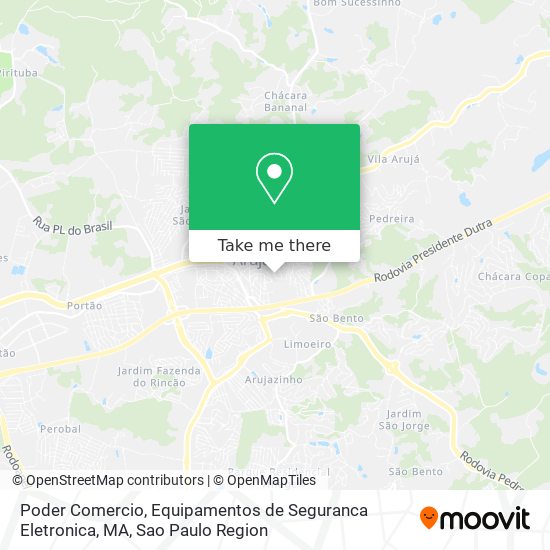 Mapa Poder Comercio, Equipamentos de Seguranca Eletronica, MA