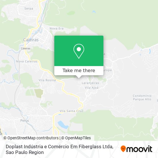 Mapa Doplast Indústria e Comércio Em Fiberglass Ltda