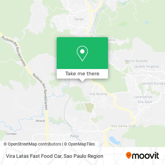 Vira Latas Fast Food Car map