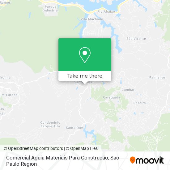 Comercial Águia Materiais Para Construção map
