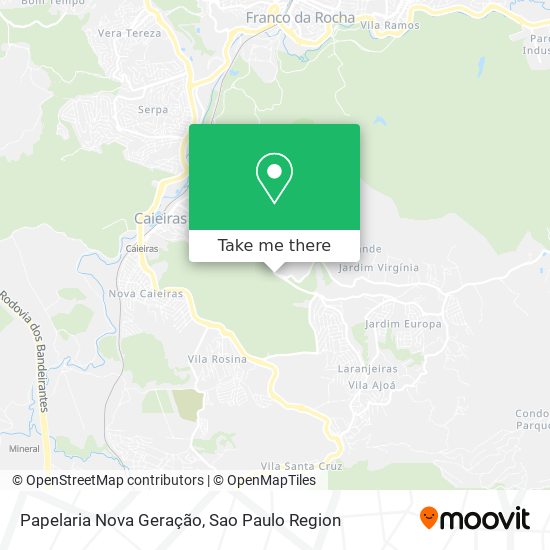 Papelaria Nova Geração map