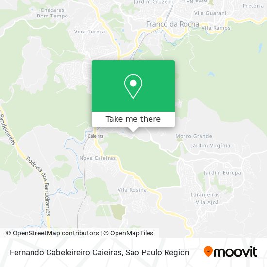 Fernando Cabeleireiro Caieiras map