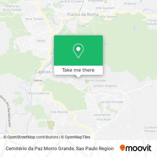 Cemitério da Paz Morro Grande map
