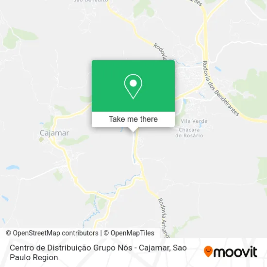 Centro de Distribuição Grupo Nós - Cajamar map