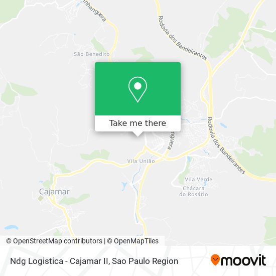 Ndg Logistica - Cajamar II map