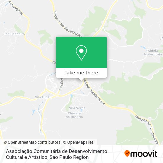 Associação Comunitária de Desenvolvimento Cultural e Artístico map