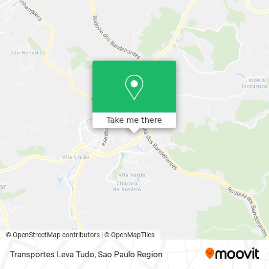 Mapa Transportes Leva Tudo