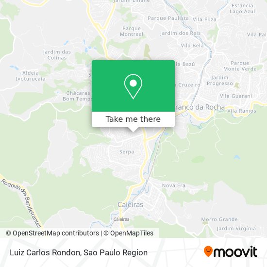 Luiz Carlos Rondon map