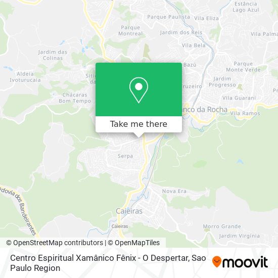 Centro Espiritual Xamânico Fênix - O Despertar map