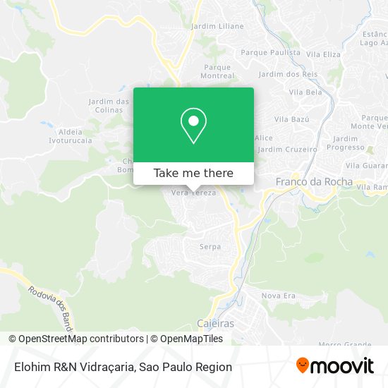 Elohim R&N Vidraçaria map