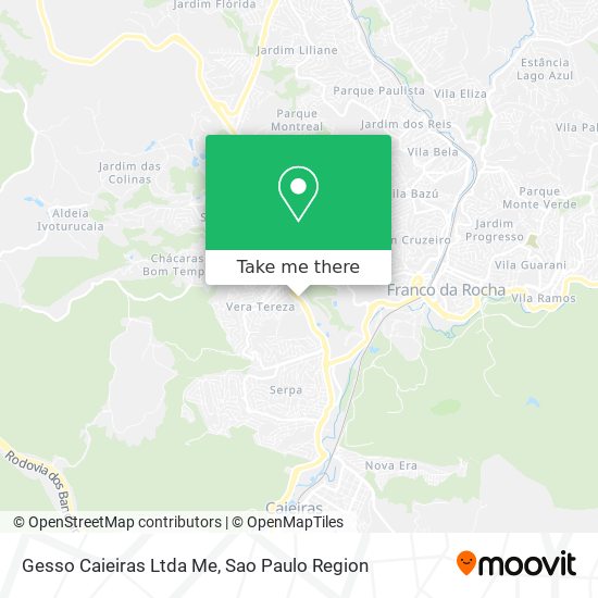 Gesso Caieiras Ltda Me map