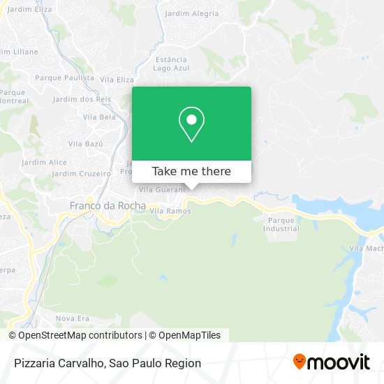 Pizzaria Carvalho map