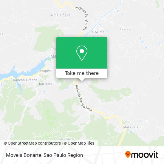 Moveis Bonarte map