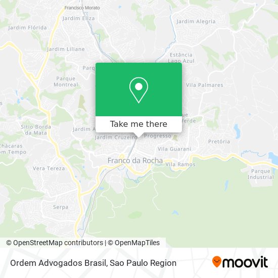 Ordem Advogados Brasil map