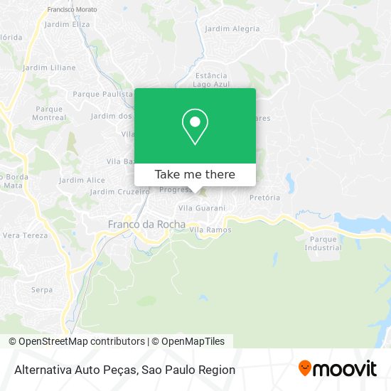 Alternativa Auto Peças map