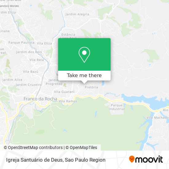 Igreja Santuário de Deus map