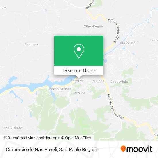 Comercio de Gas Raveli map