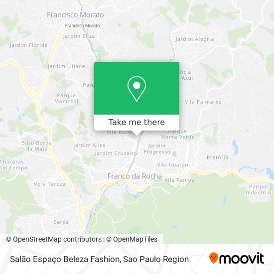 Salão Espaço Beleza Fashion map