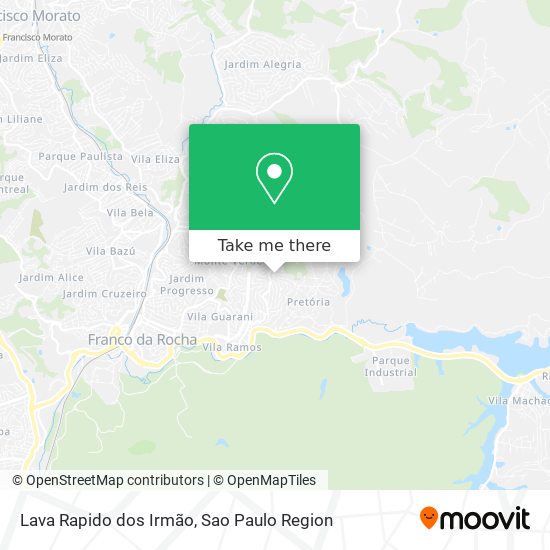 Lava Rapido dos Irmão map