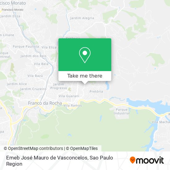 Emeb José Mauro de Vasconcelos map