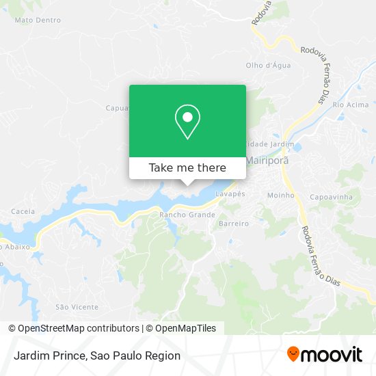 Jardim Prince map