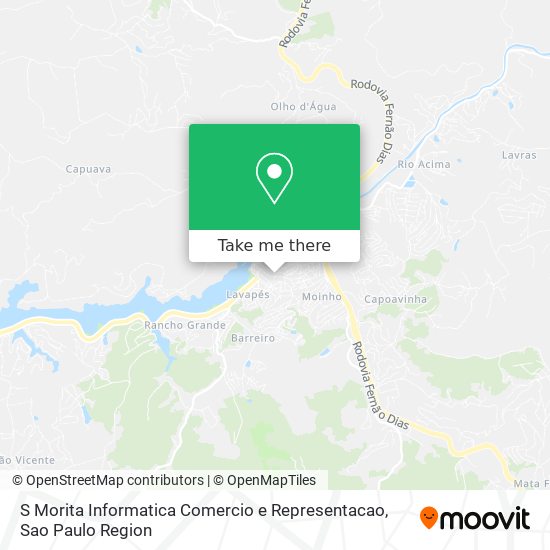 S Morita Informatica Comercio e Representacao map
