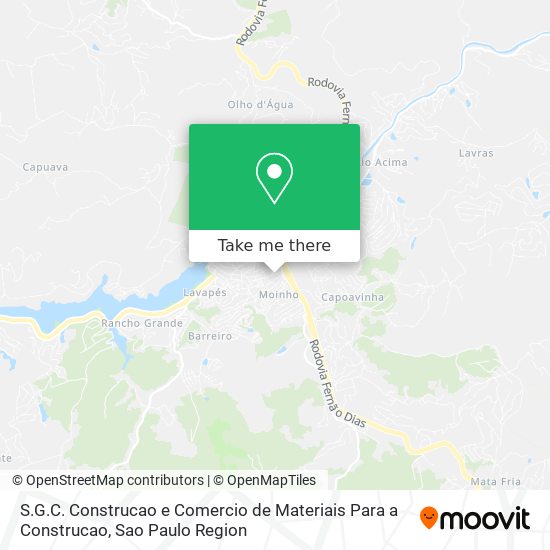 Mapa S.G.C. Construcao e Comercio de Materiais Para a Construcao