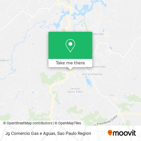 Jg Comercio Gas e Aguas map