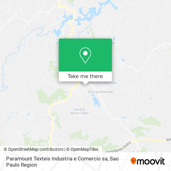 Paramount Texteis Industria e Comercio sa map