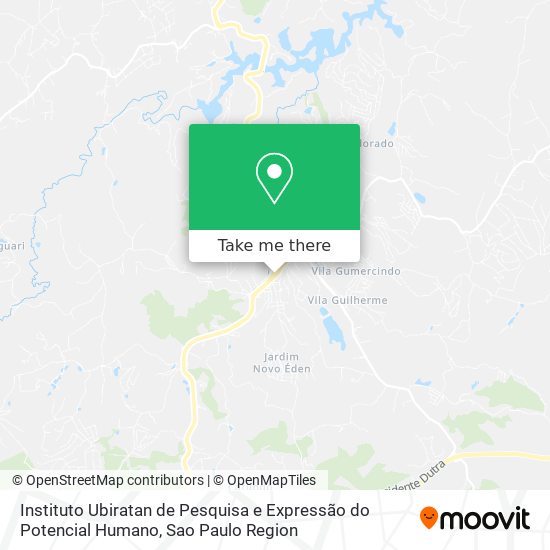 Instituto Ubiratan de Pesquisa e Expressão do Potencial Humano map