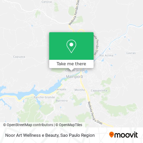 Noor Art Wellness e Beauty map