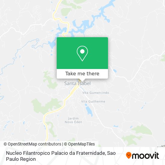 Mapa Nucleo Filantropico Palacio da Fraternidade