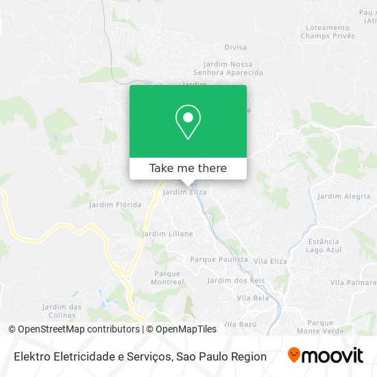 Elektro Eletricidade e Serviços map