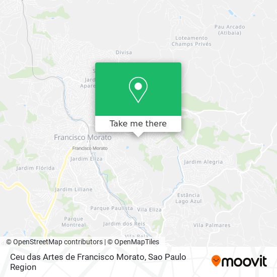 Ceu das Artes de Francisco Morato map