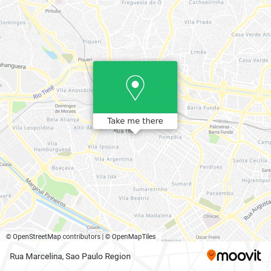 Rua Marcelina map