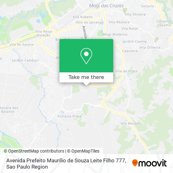 Avenida Prefeito Maurílio de Souza Leite Filho 777 map
