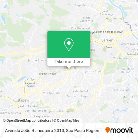 Avenida João Balhesteiro 2013 map